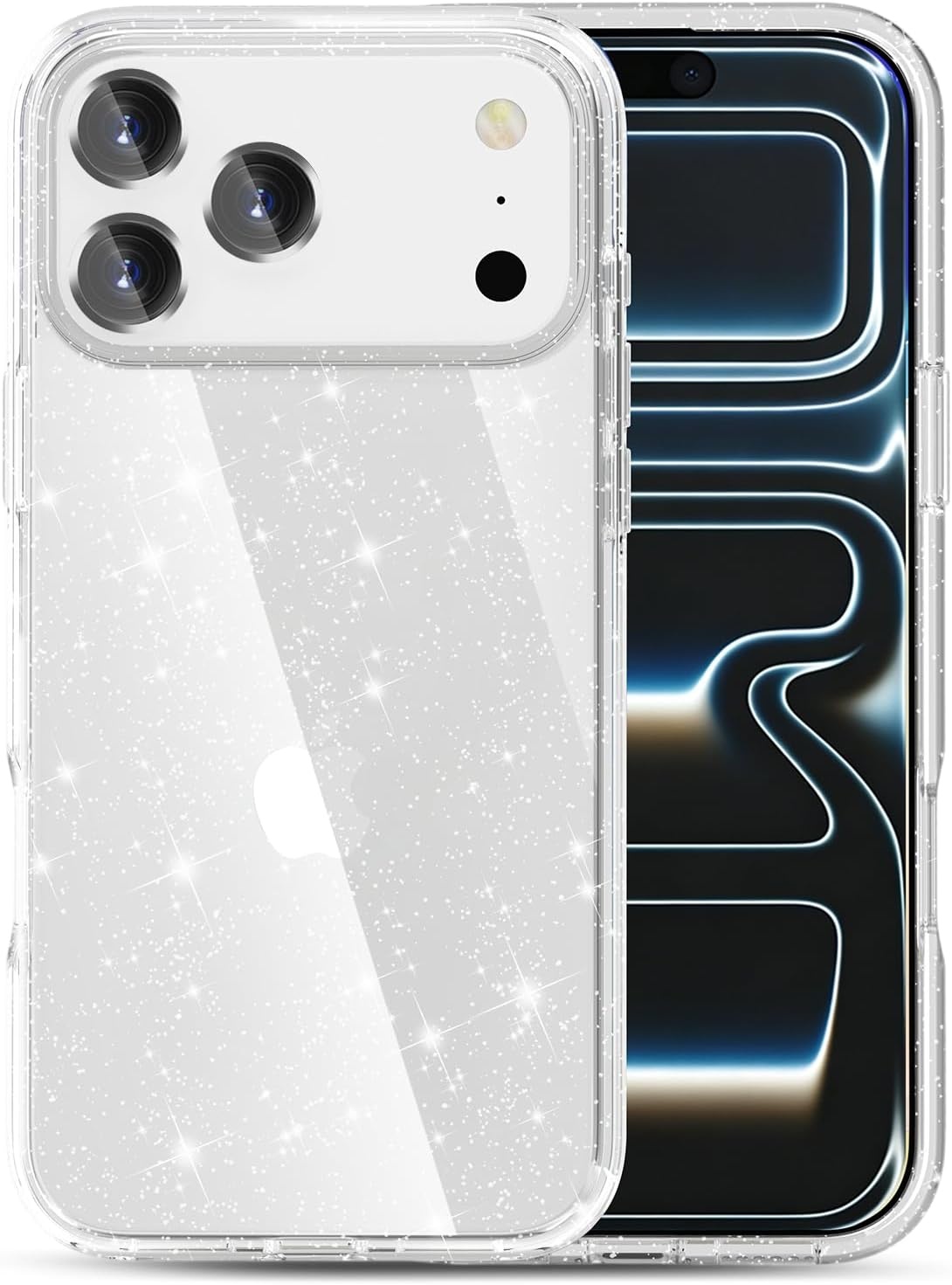 image:imageTENOC Phone Case Compatible with iPhone 17 Pro amp iPhone 18 Pro 63 InchClear Glitter