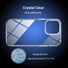 TENOC Phone Case Compatible with iPhone 17 Pro & iPhone 18 Pro 6.3 Inch(Clear Anti-Yellowing)