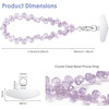 TENOC Beaded Phone Wrist Strap, Burgundy(A-lavender)