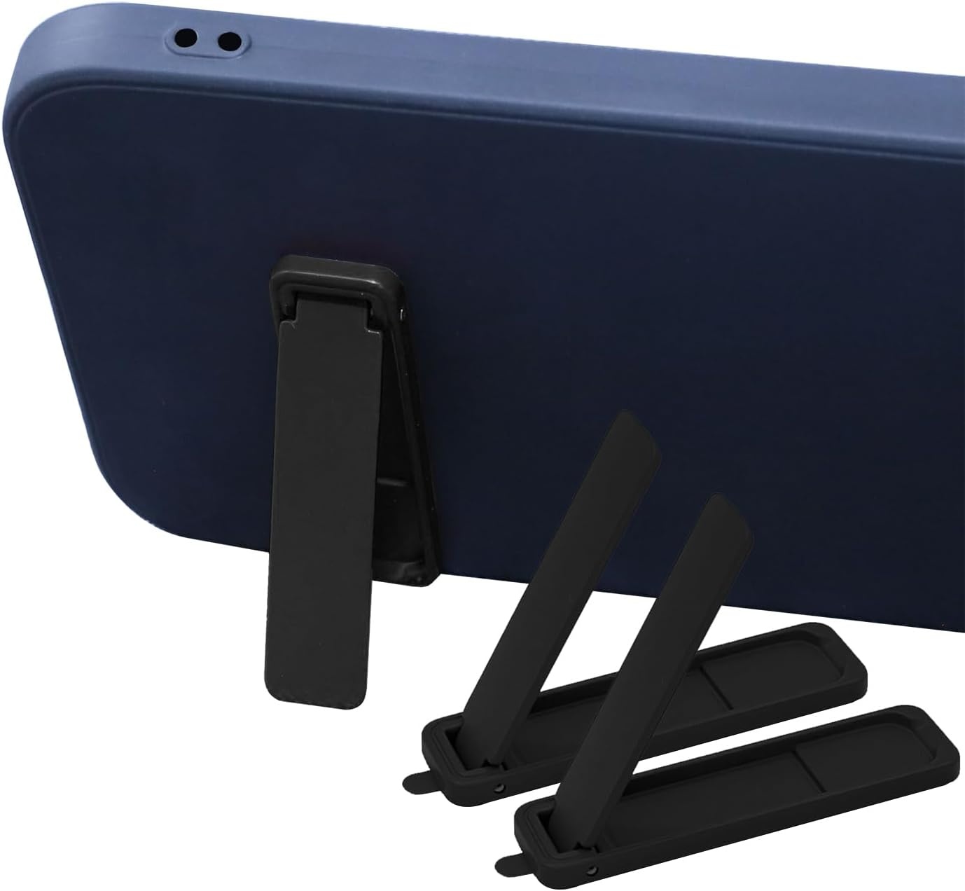 image:imagePhone Kickstand Universal Protable Sticky Vertical and Horizontal Stand Adjustable Holder for Cell Phone Case BlueBlack