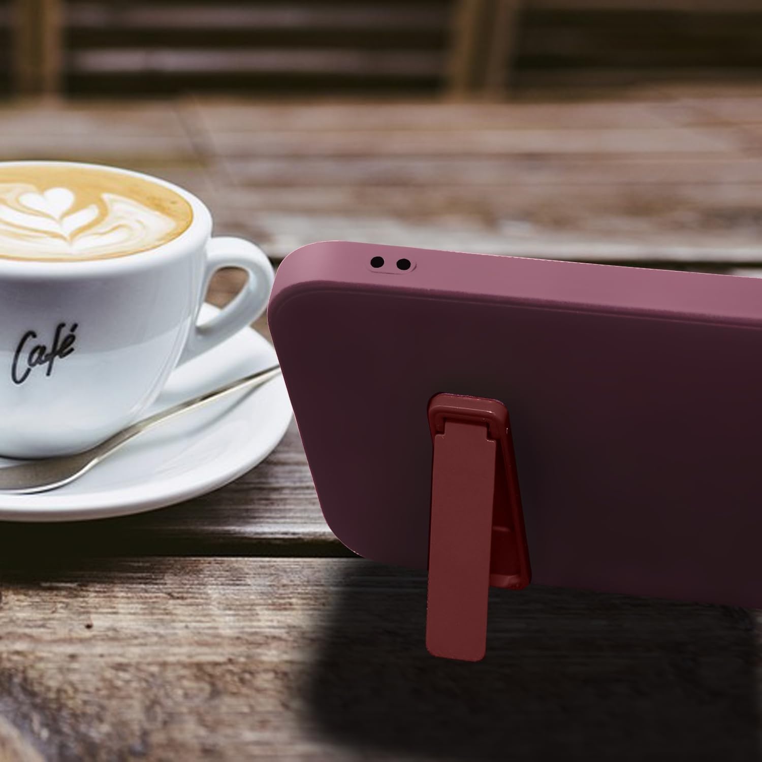 image:imagePhone Kickstand Universal Protable Sticky Vertical and Horizontal Stand Adjustable Holder for Cell Phone Case BlueRed