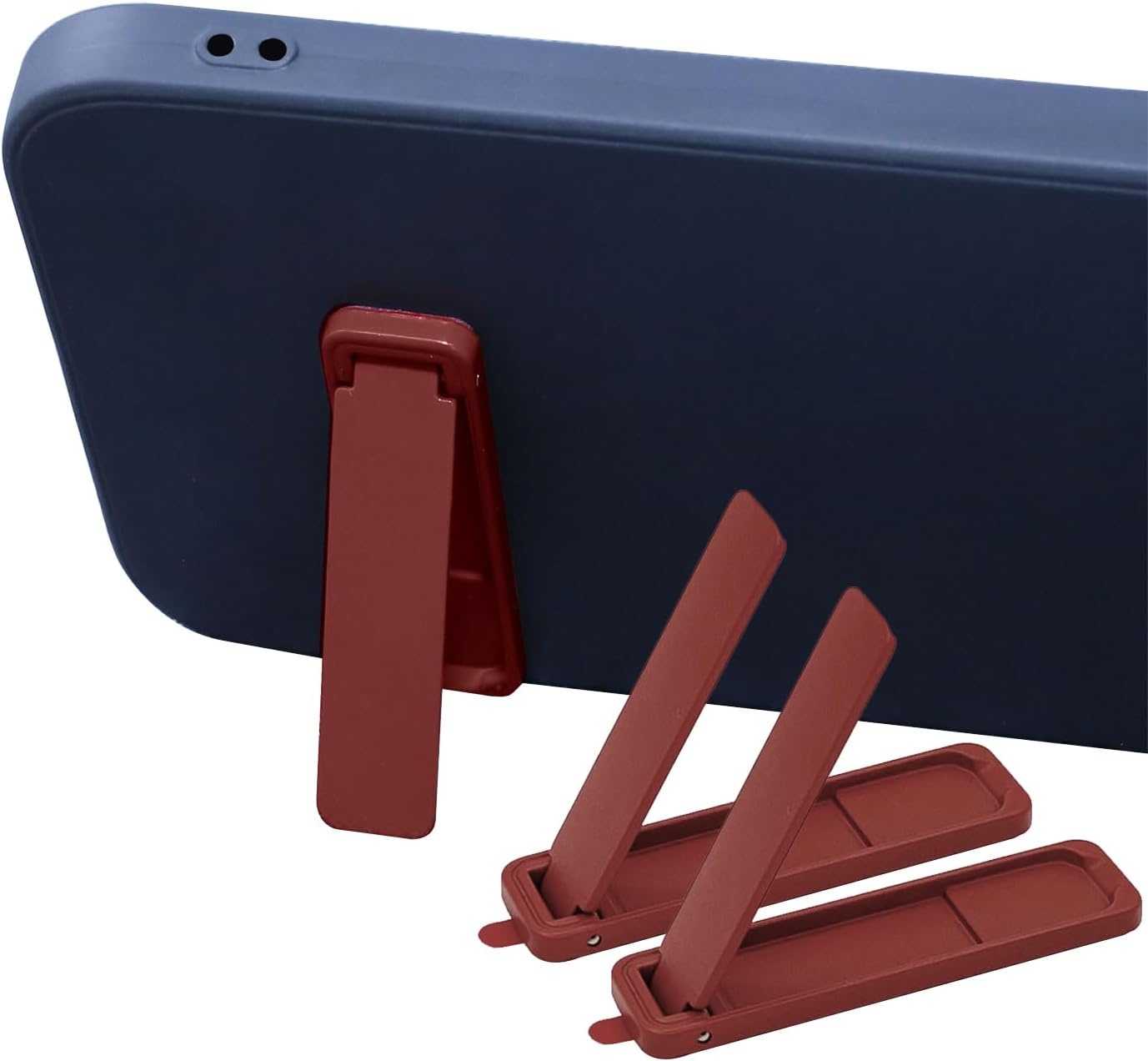 image:imagePhone Kickstand Universal Protable Sticky Vertical and Horizontal Stand Adjustable Holder for Cell Phone Case BlueRed