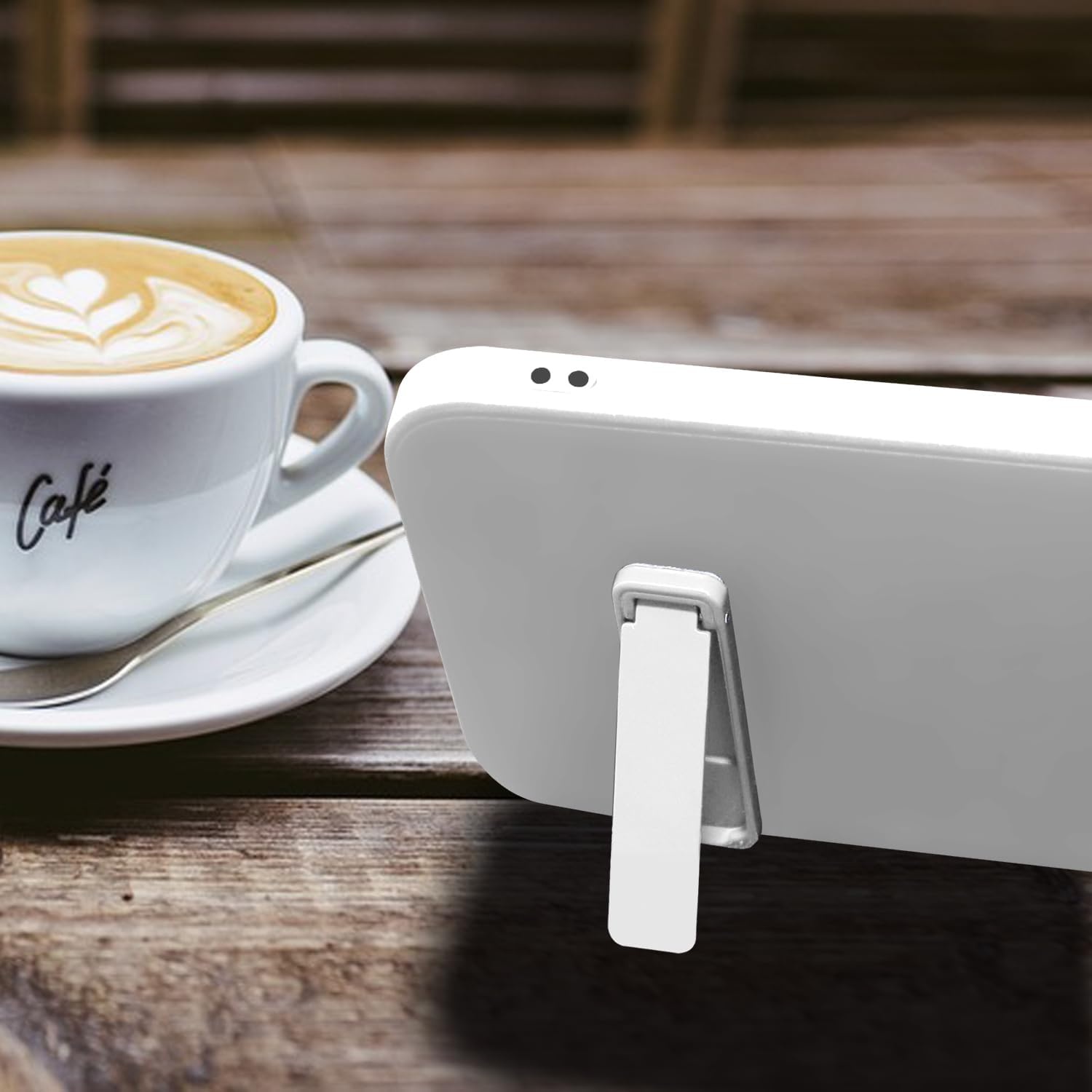 image:imagePhone Kickstand Universal Protable Sticky Vertical and Horizontal Stand Adjustable Holder for Cell Phone Case BlueWhite
