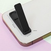 Phone Kickstand Universal Protable Sticky Vertical and Horizontal Stand Adjustable Holder for Cell Phone Case, Blue(Black)