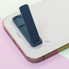 Phone Kickstand Universal Protable Sticky Vertical and Horizontal Stand Adjustable Holder for Cell Phone Case, Blue(Blue)