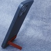 Phone Kickstand Universal Protable Sticky Vertical and Horizontal Stand Adjustable Holder for Cell Phone Case, Blue(Red)