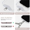 Spiral Wrist Strap, Phone Lanyard with Tether Tab(Rainbow)
