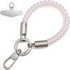 Spiral Wrist Strap, Phone Lanyard with Tether Tab(Pink)